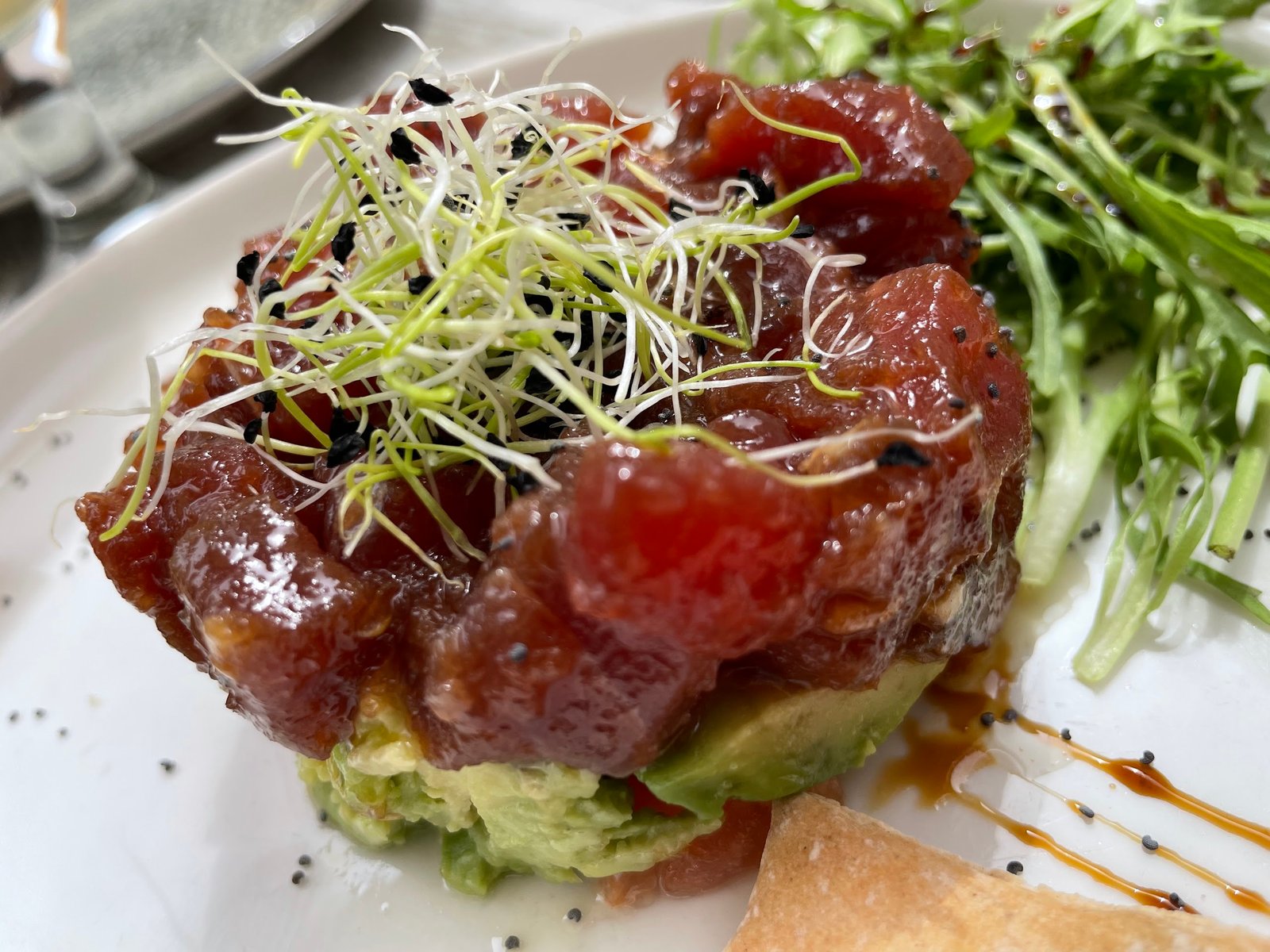 Tartar de atún con aguacate de L'altre Can Mario's