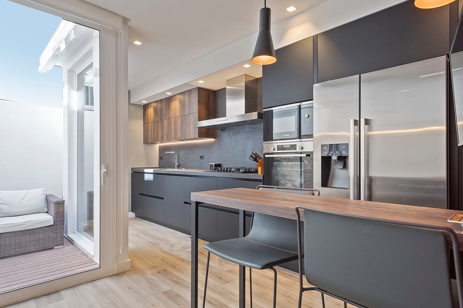 Vivienda unifamiliar reformada en Badalona centro
